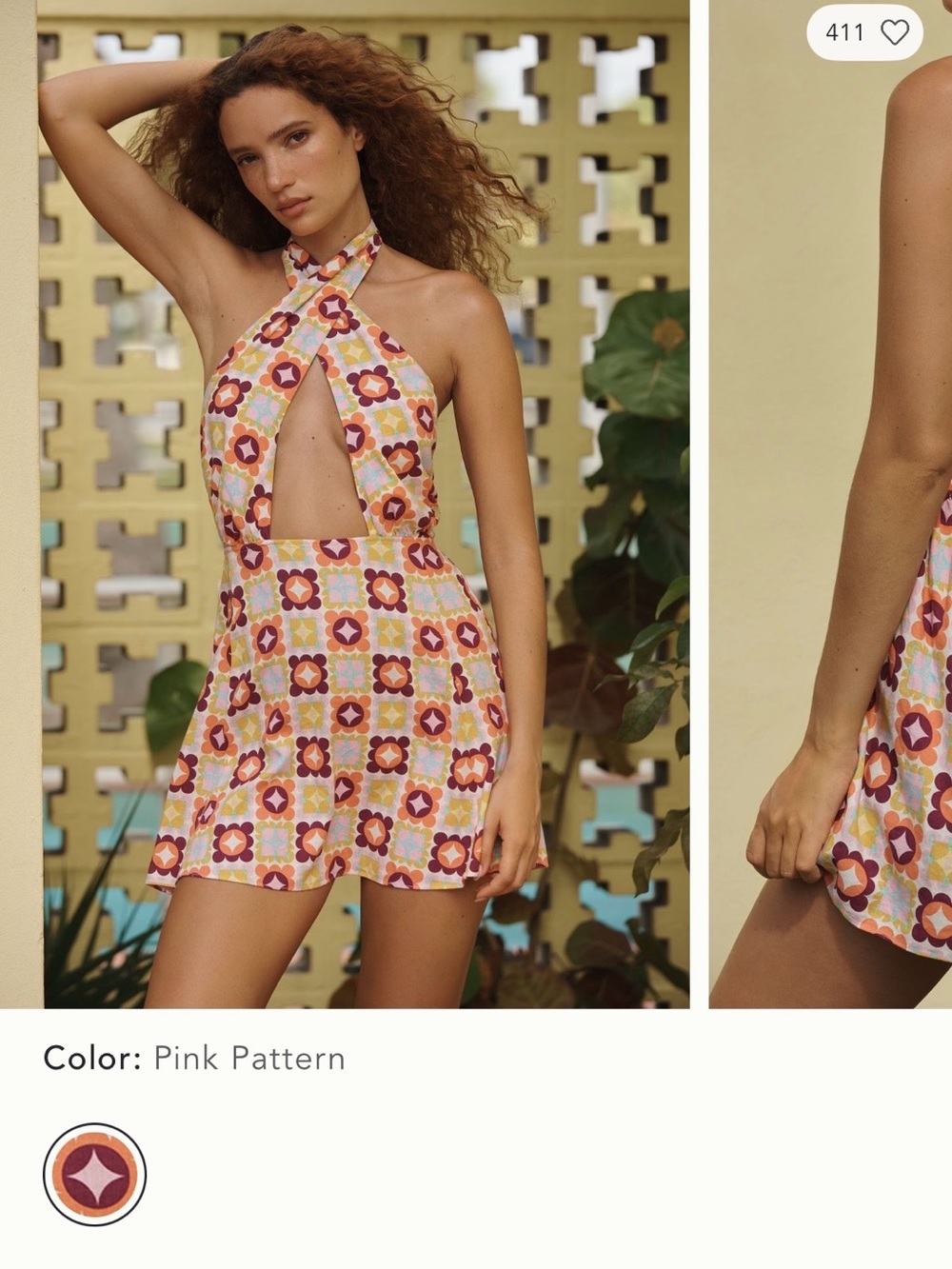 Anthropologie Celandine x Holly Clarke Cutout Mini Dress